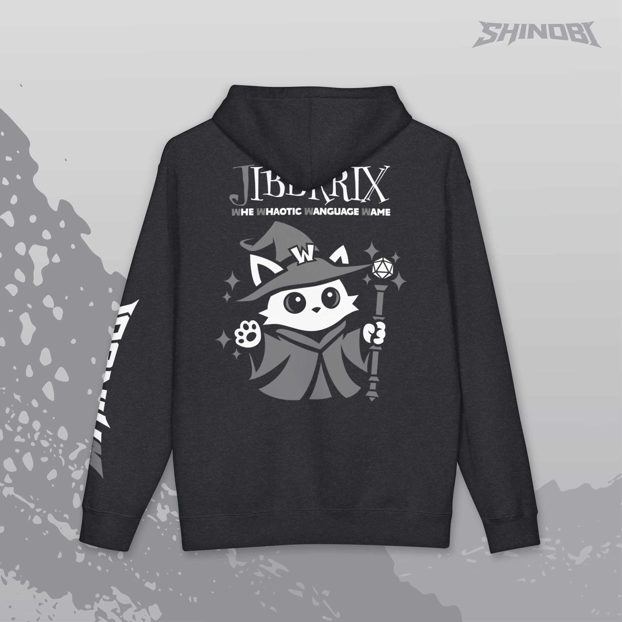 WHINOBI - JIBBRRIX: Whe Whaotic Wanguage Wame Hoodie
