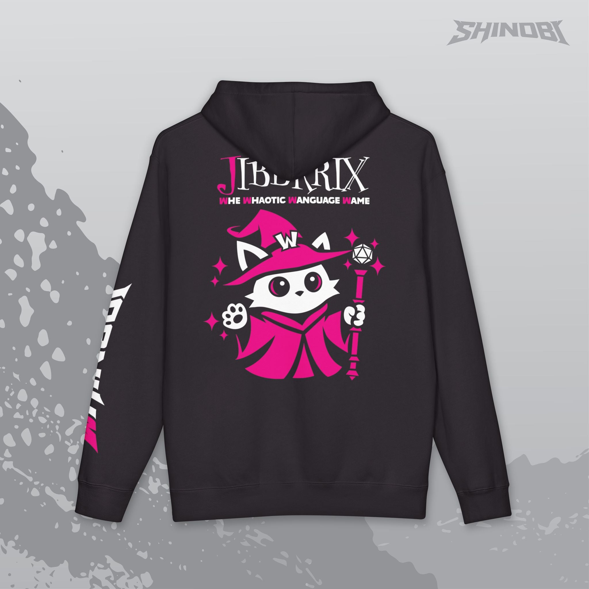 WHINOBI - JIBBRRIX: Whe Whaotic Wanguage Wame Hoodie