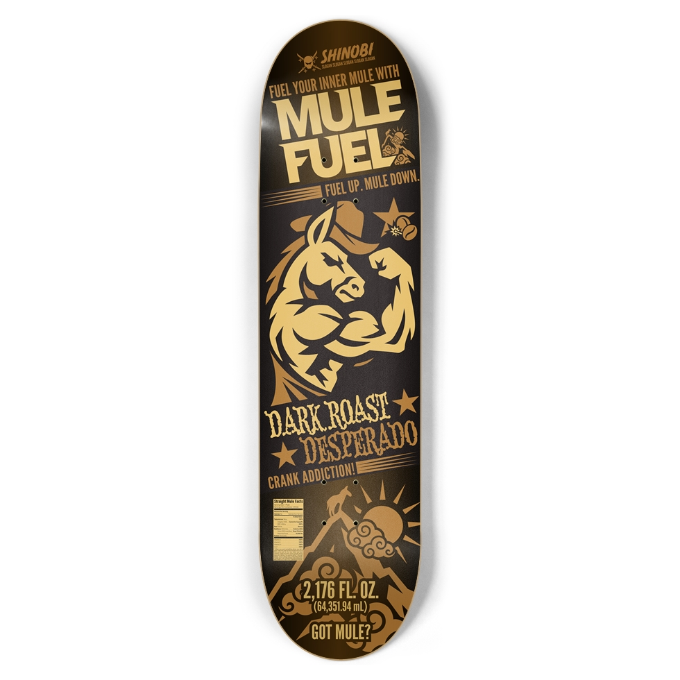 MULE FUEL: DARK ROAST DESPERADO - 8.5 Inch